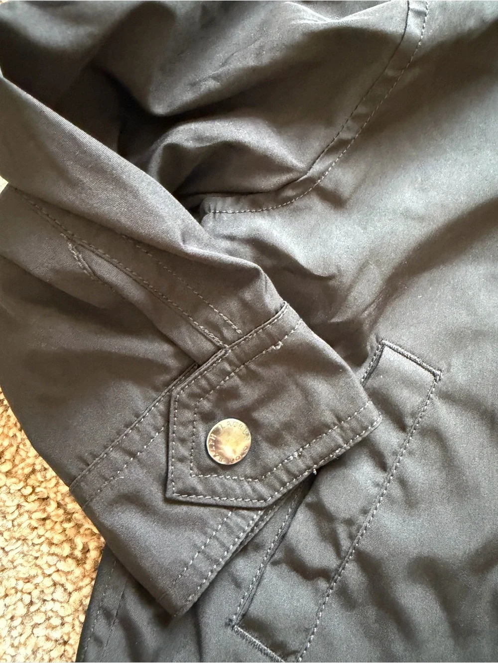 POLO RALPH LAUREN Navy Full-Zip Lightweight Rain Jacket with Zip Out Hood